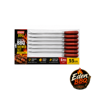 Eden BBQ Grill Skewer Set (55 cm)