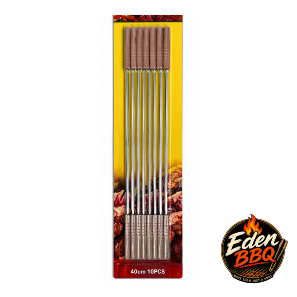 EDEN BBQ Grill Skewer Set – 40 cm (10 PCS)