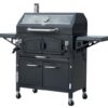 Charcoal Barbecue Grill with Viewing Glass Lid