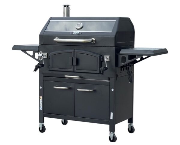 Charcoal Barbecue Grill with Viewing Glass Lid