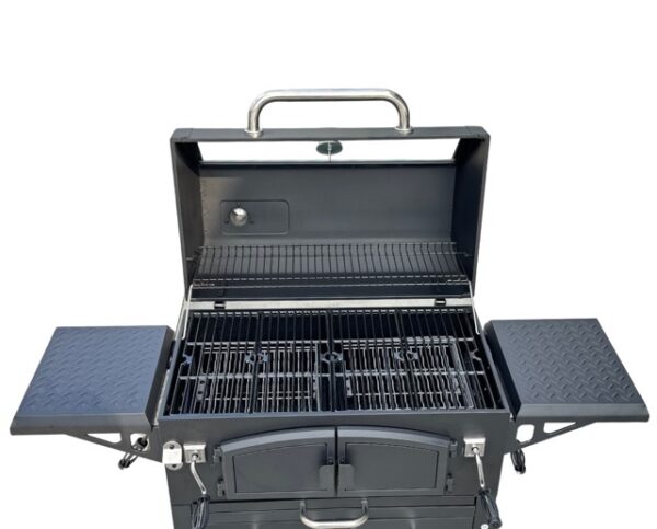Charcoal Barbecue Grill with Viewing Glass Lid