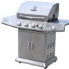4-Burner Gas Barbecue Staineless steel.